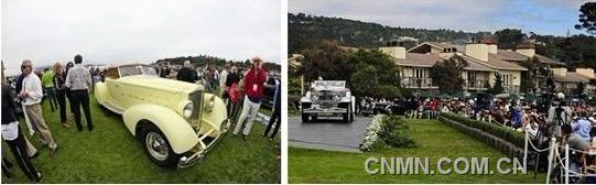 2011年加州圓石灘汽車巡展”(Concour de Elegance at Pebble Beach, CA)活動現(xiàn)場照片。