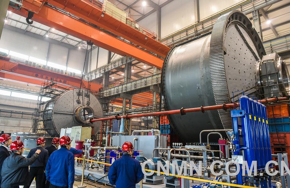 “中國(guó)第一大金礦”大型磨機(jī)在中信重工成功試車交付