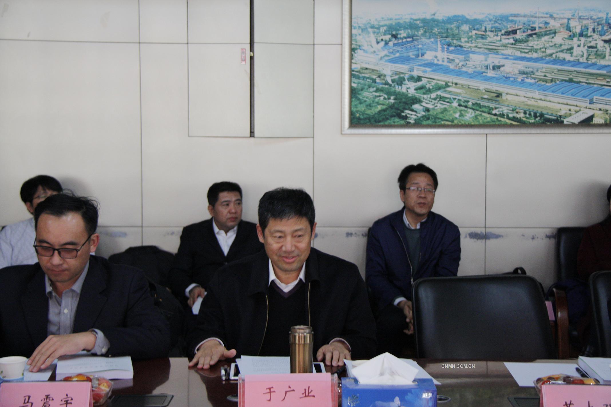 中色十二冶金建設(shè)有限公司總經(jīng)理、黨委副書記于廣業(yè)
