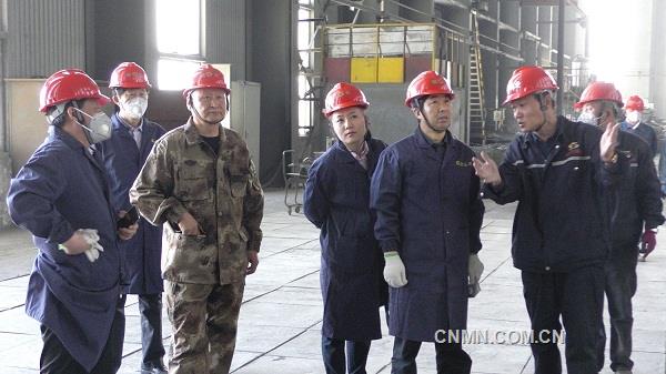 沈陽(yáng)礦業(yè)董事長(zhǎng)、黨委書(shū)記劉景超到大井子錫業(yè)調(diào)研