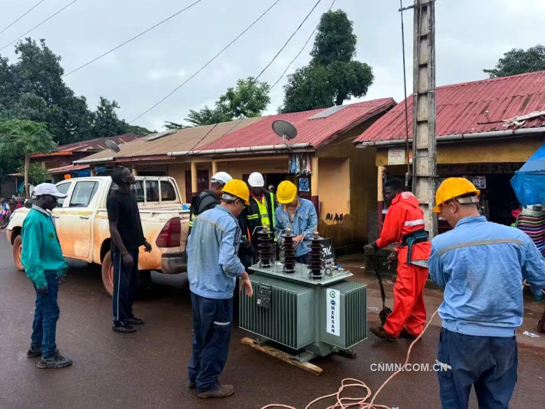 中鋁幾內亞緊急馳援博法市電力搶修獲得當地政府民眾高度贊譽
